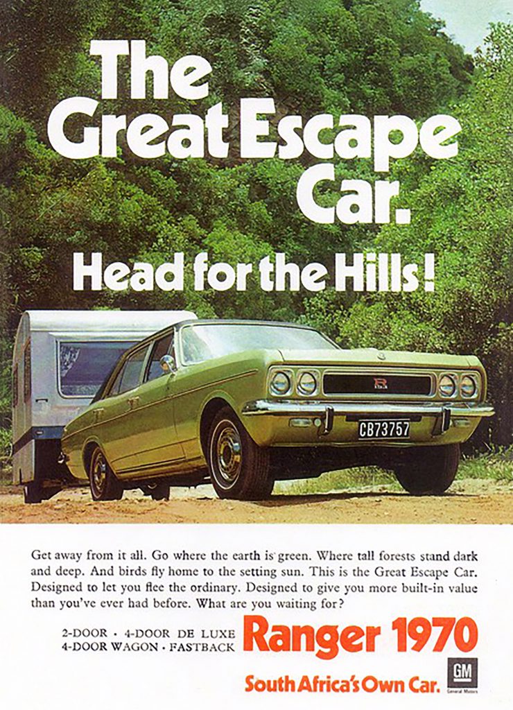 1970 Ranger Ad, South Africa, General Motors