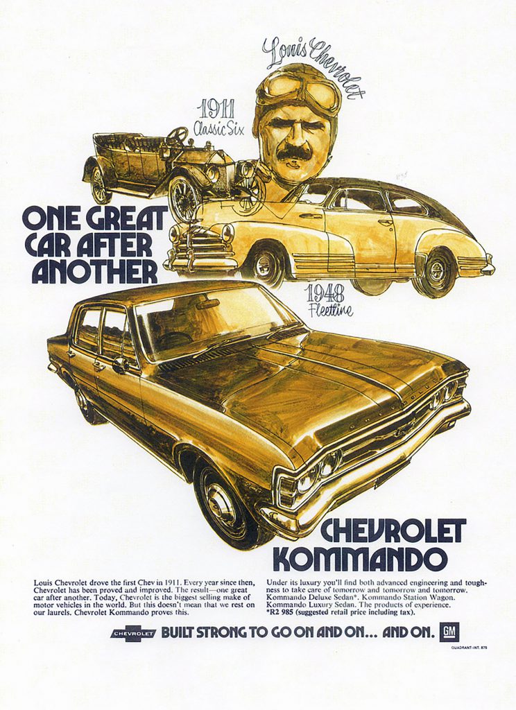 1972 Chevrolet Komando Ad