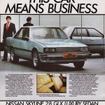 1985 Nissan Skyline Ad