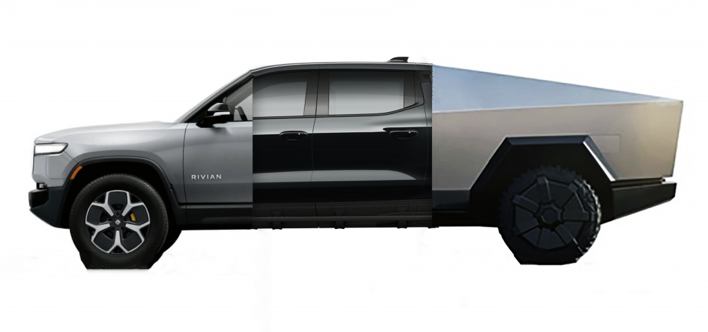 Electric Pickup Trucks in Profile 