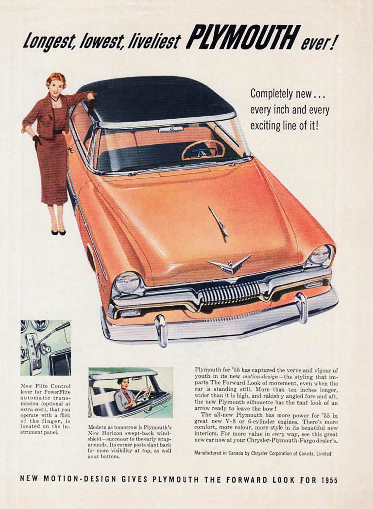 1955 Plymouth Ad