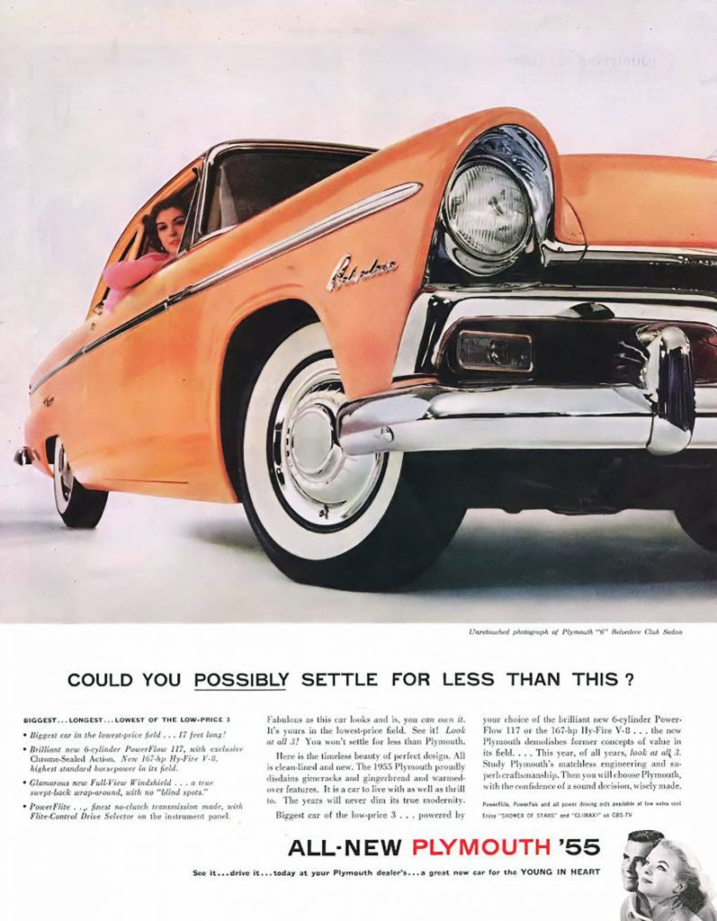 1955 Plymouth Ad