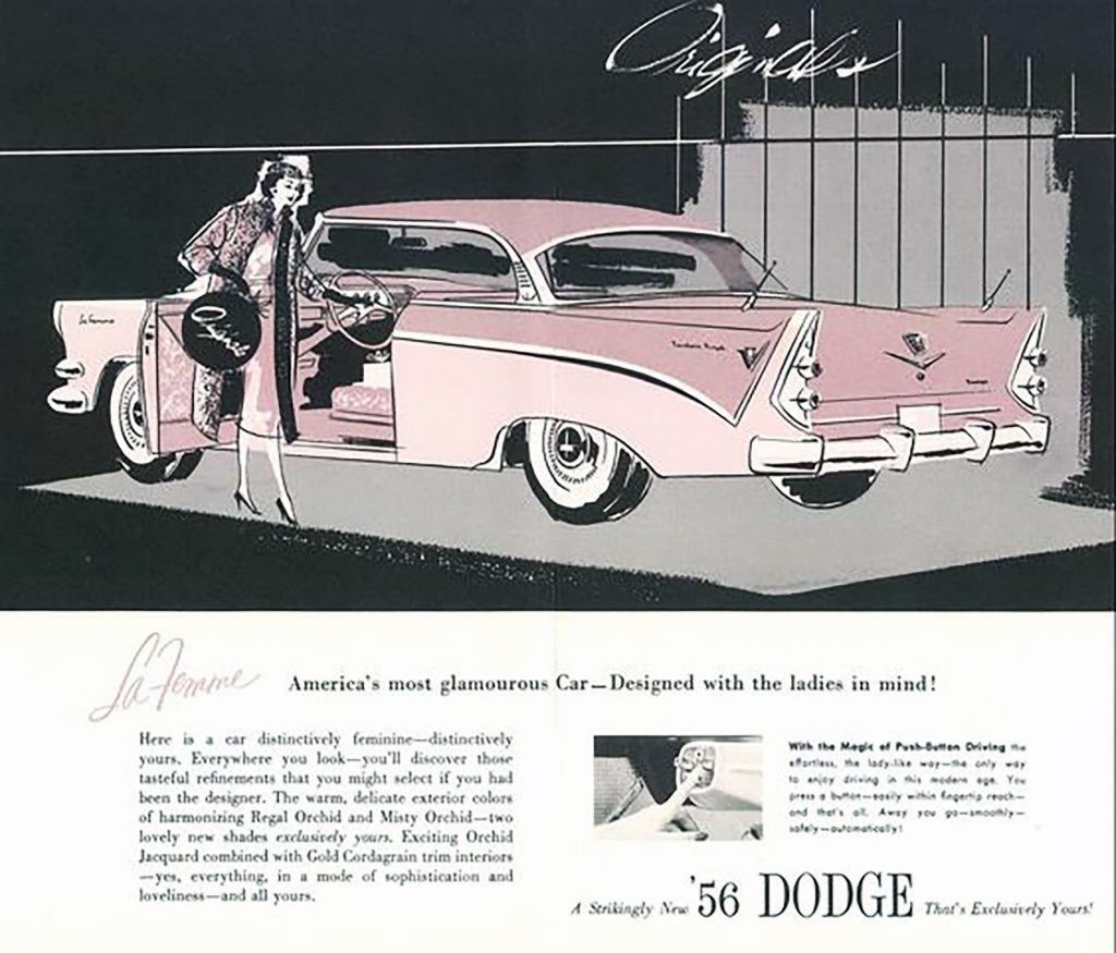 1956 Dodge Ad, La Femme