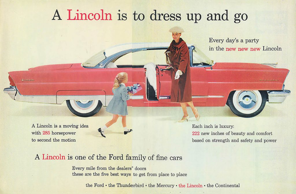 1956 Lincoln Ad