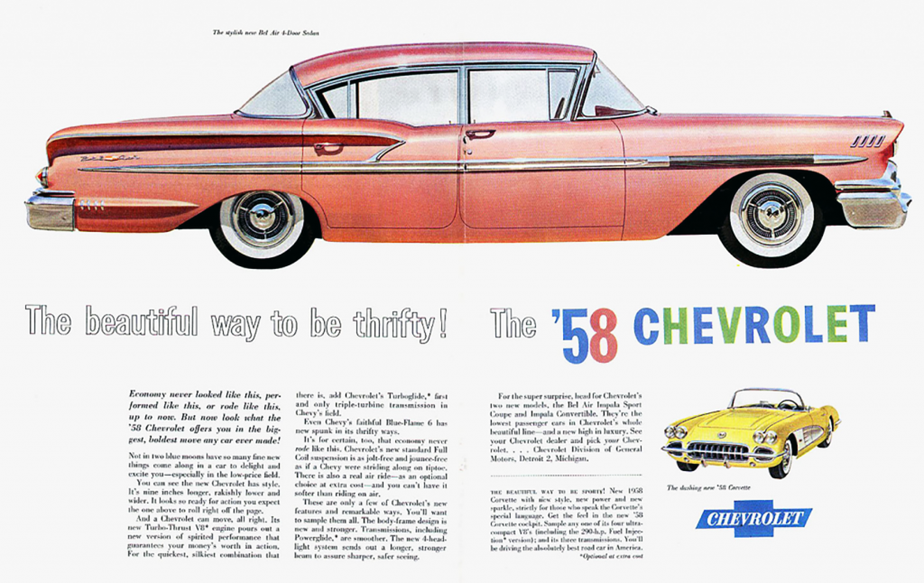 1958 Chevrolet Ad