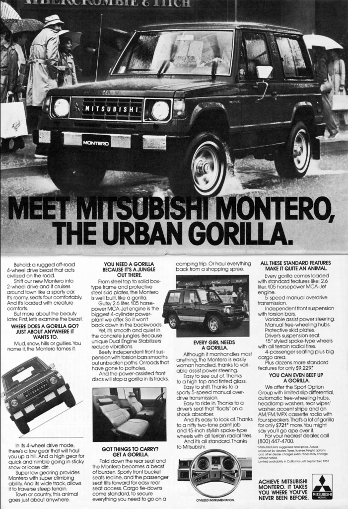 1983 Mitsubishi Montero 