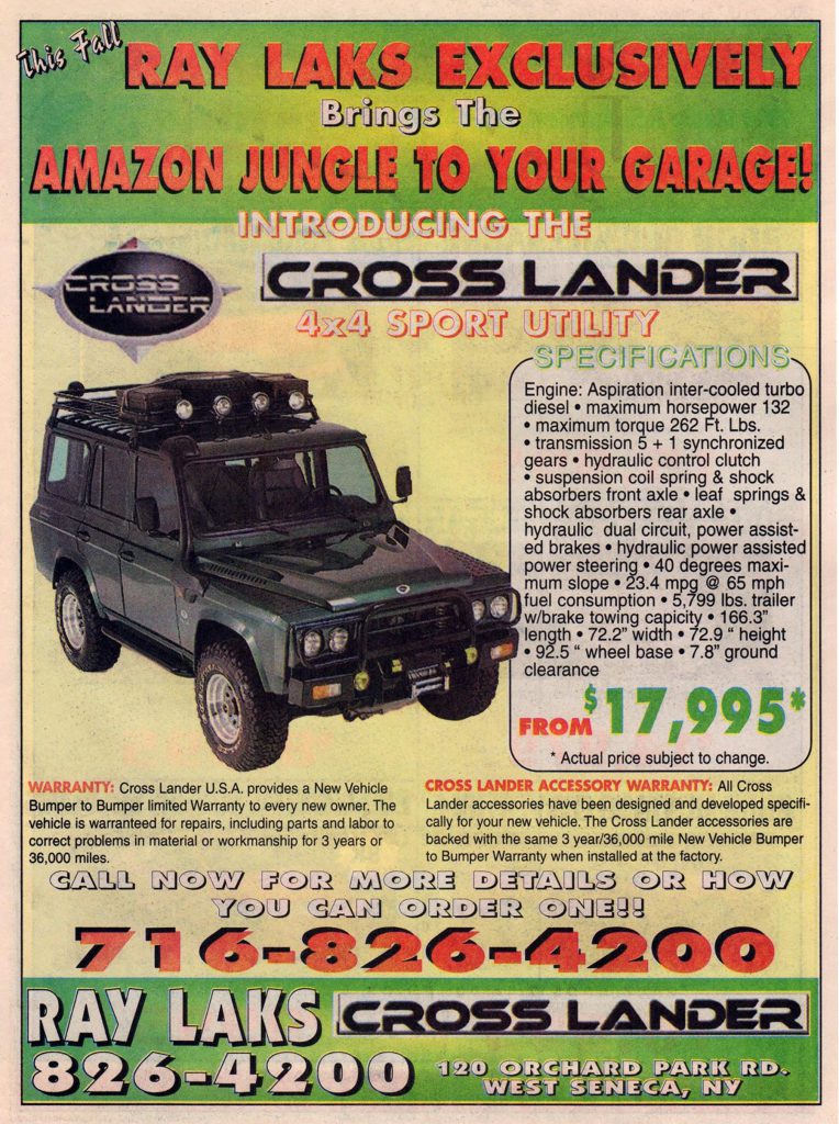 2004 Cross Lander Ad, Aro 244X, Cross Lander 244X, Ray Laks