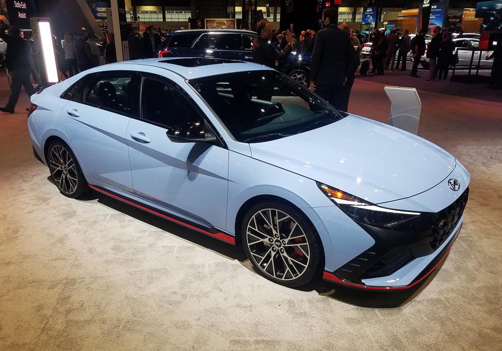 2022 Hyundai Elantra N in Performance Blue