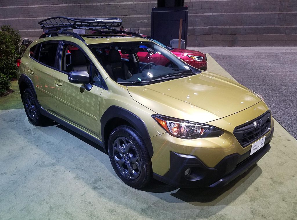 2022 Subaru Crosstrek in Plasma Yellow Pearl