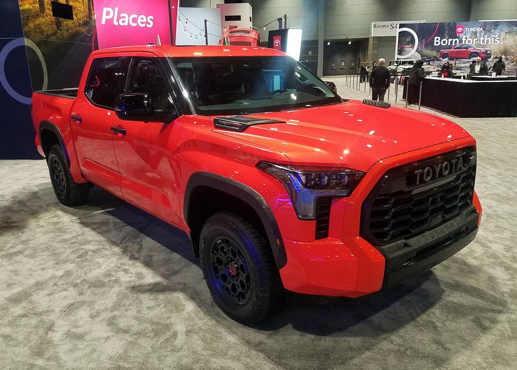 2022 Toyota Tundra TRD Pro in Solar Octane (a TRD Pro exclusive color)