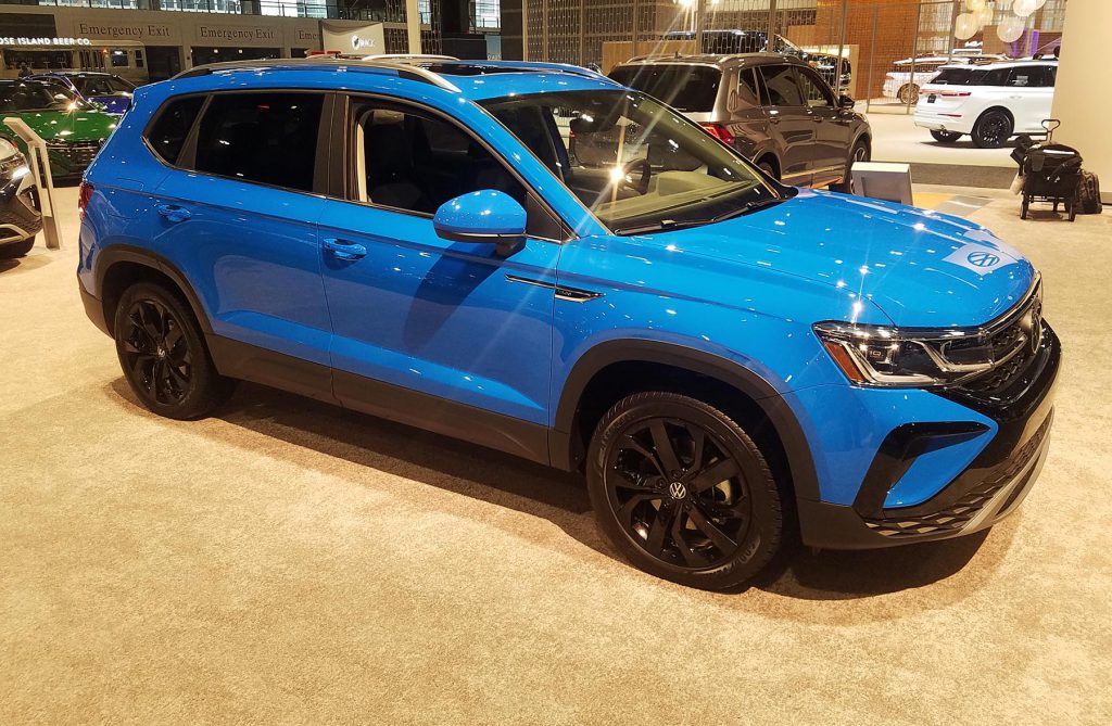 2022 Volkswagen Taos in Cornflower Blue