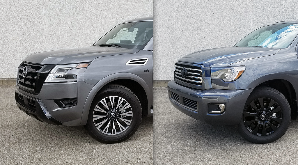 Old School SUV Face Off Nissan Armada Vs Toyota Sequoia The