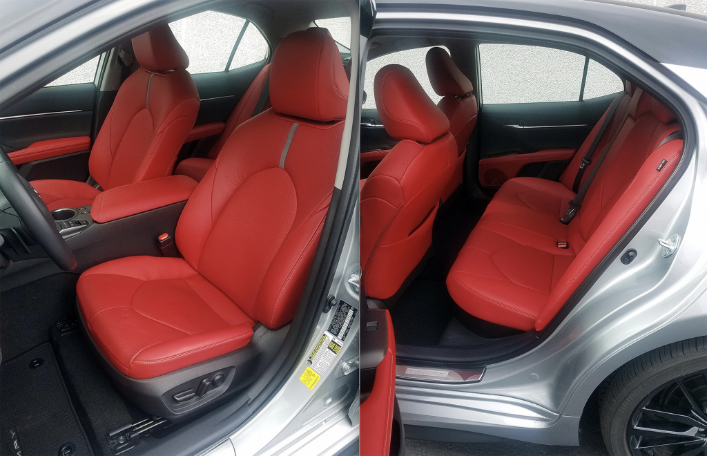 Toyota Camry XSE Hybrid 2021 Red Interior – CarandX