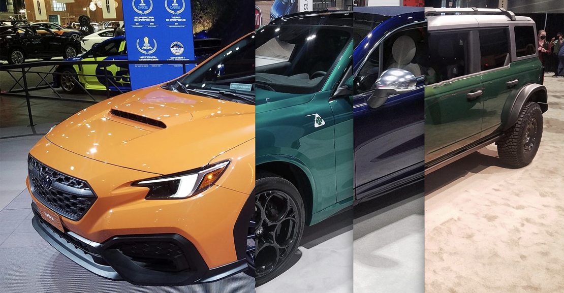 Unusual Paint Hues at the 2022 Chicago Auto Show