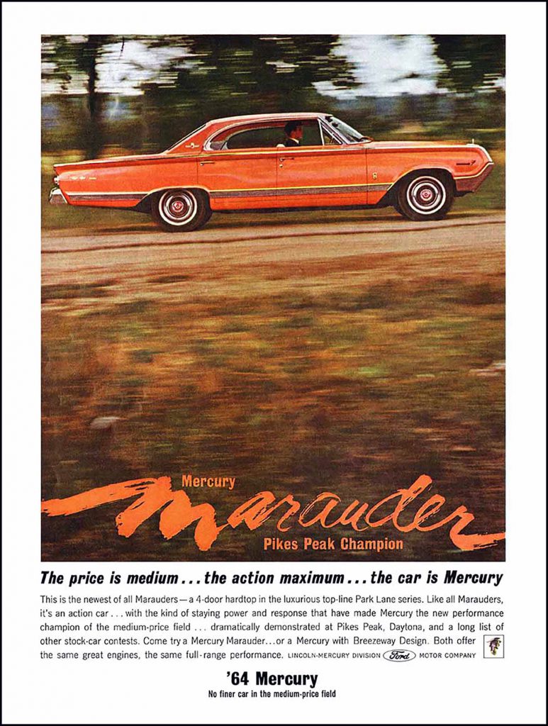 1964 Mercury Marauder Ad 