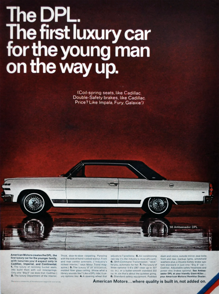 1966 AMC Ambassador DPL Ad