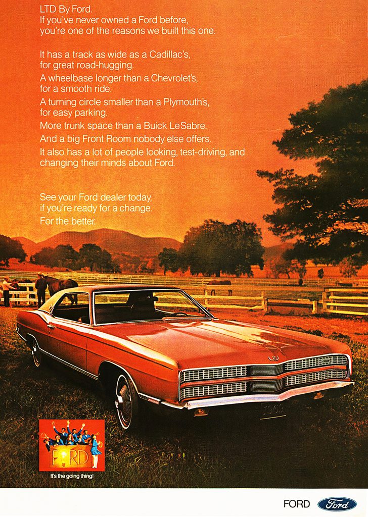 1969 Ford LTD Advertising