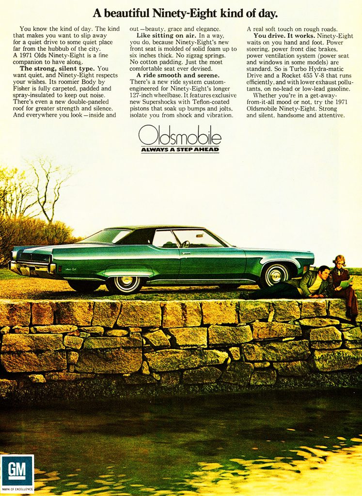 1971 Oldsmobile Ninety-Eight Ad