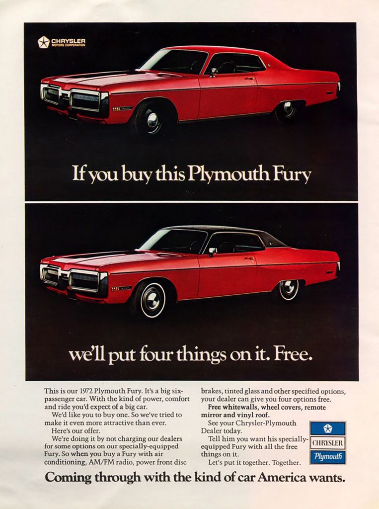 1972 Plymouth Fury