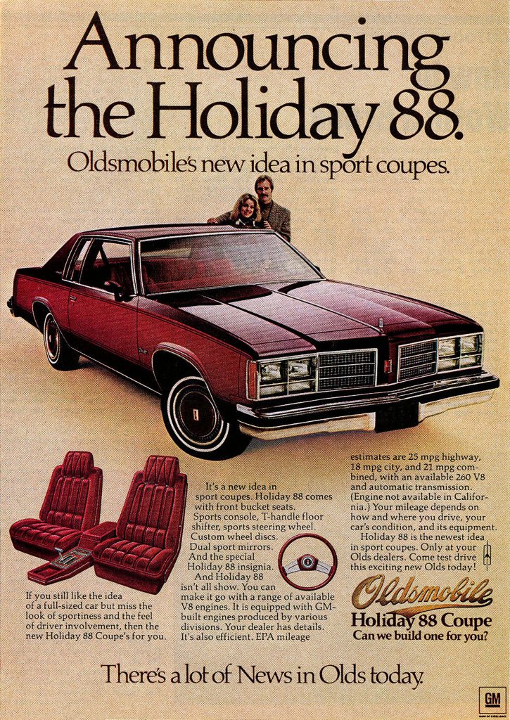 1978 Oldsmobile 88 Holiday Coupe Ad