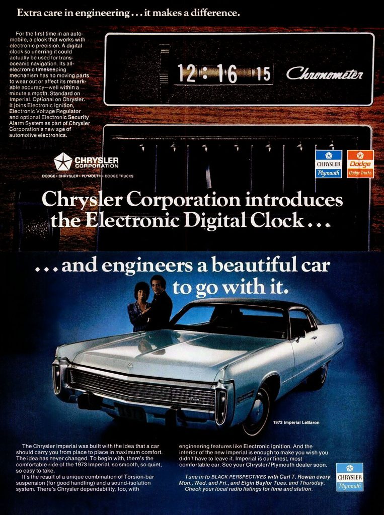 1973 Chrysler Imperial LeBaron Ad