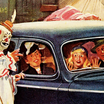 Clowns in Classic Car Ads