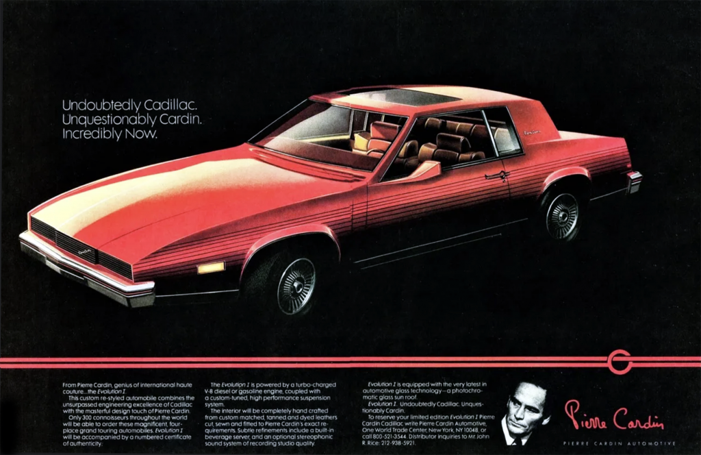 1981 Cadillac Evolution I by Pierre Cardin