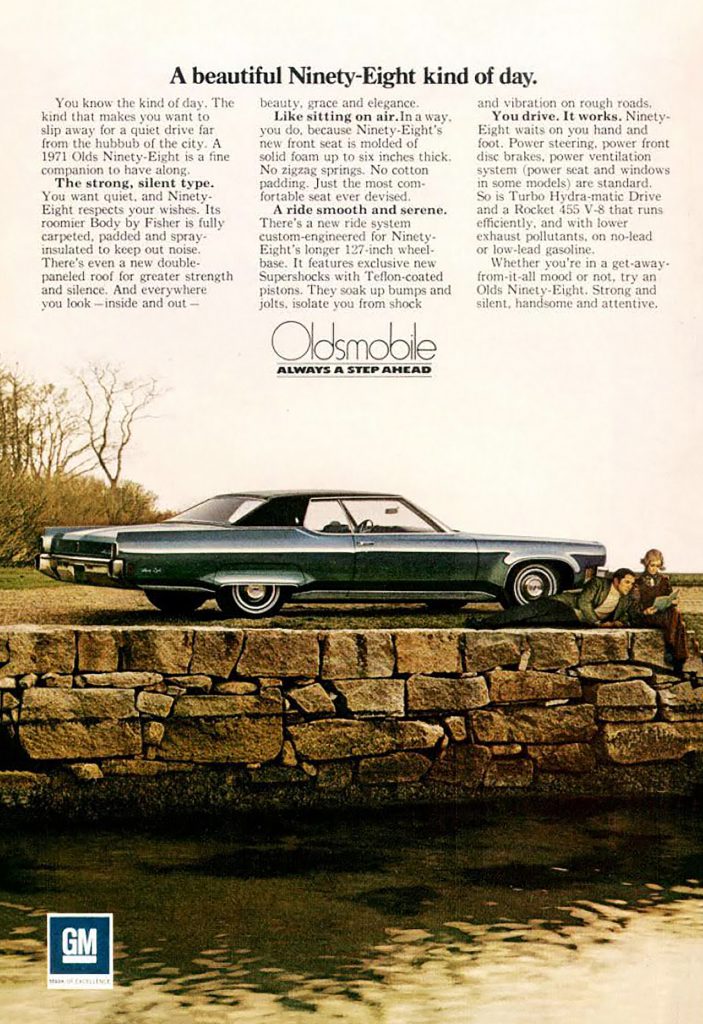 1971 Oldsmobile Ninety-Eight Ad 