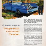 1961 シボレー ピックアップ トラックの広告