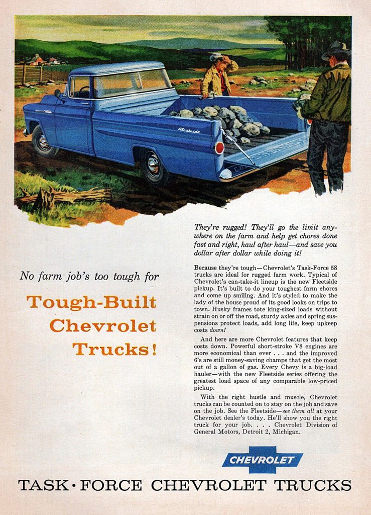 1961 Chevrolet Pickup Truck Ad