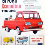1961年フォード・エコノラインの広告