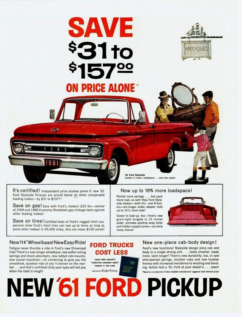 1961 Ford Pickup Ad