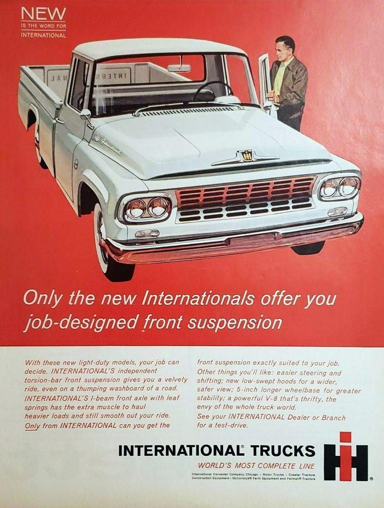 1961年国際ピックアップ広告