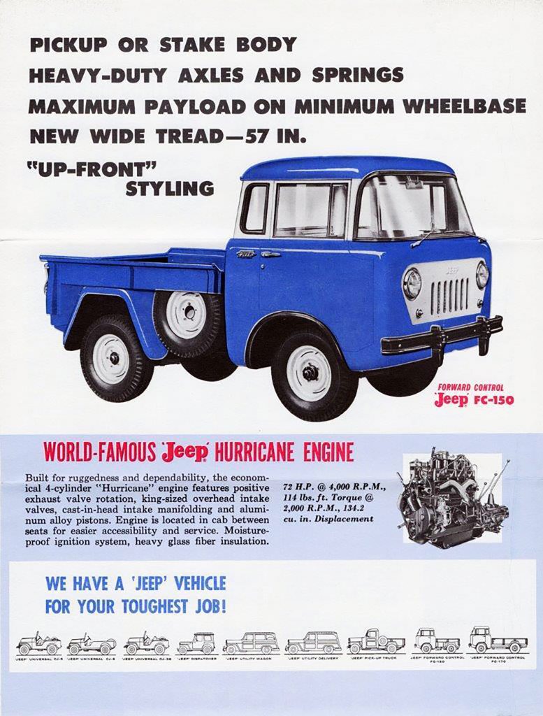 1961 ジープ FC 広告