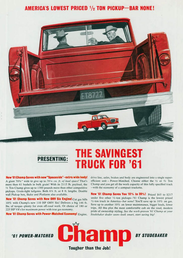 1961 Studebaker Champ Ad