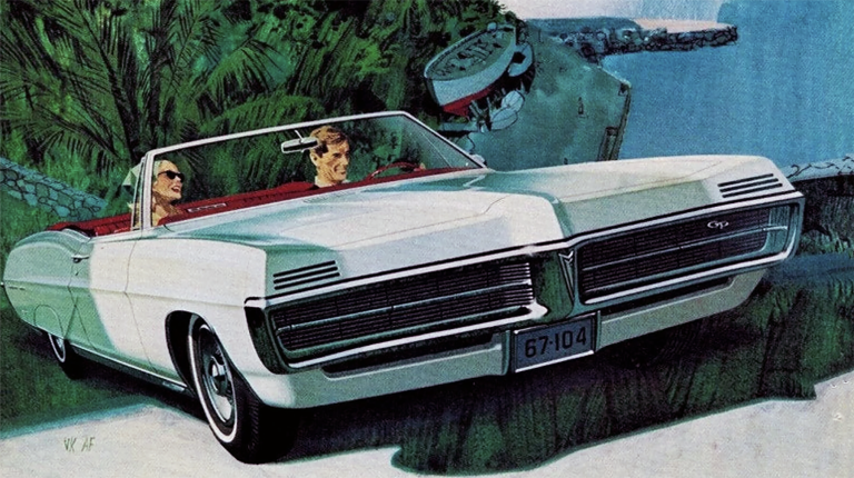 1967 Pontiac Grand Prix, Classic Car Ads: Pontiac Grand Prix