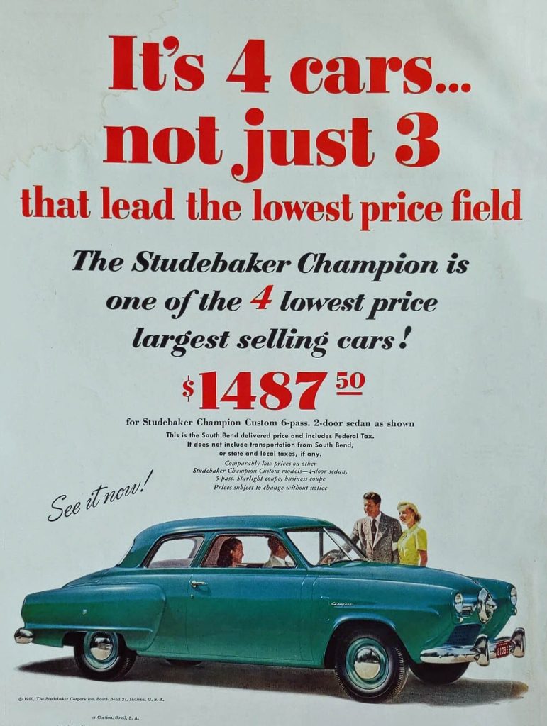1950 Studebaker Ad
