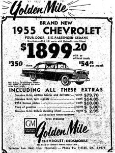 Golden Mile Chevrolet-Oldsmobile, Ontario, Canada     