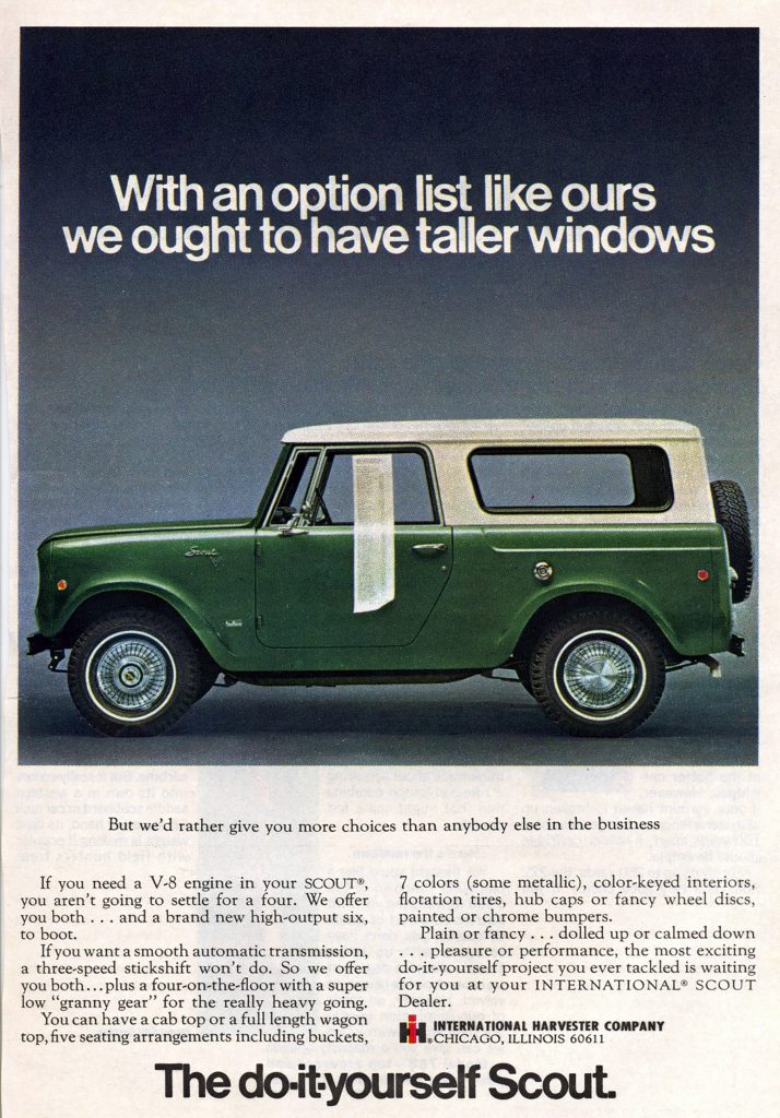 1969 International Scout Ad
