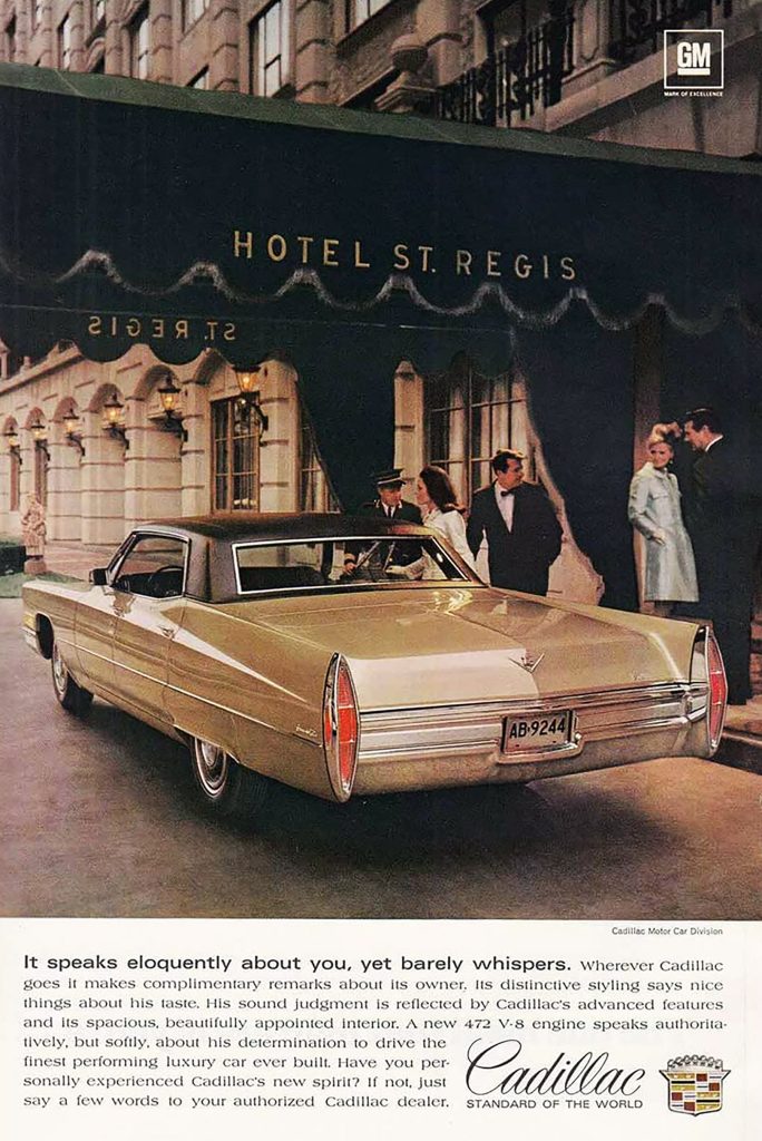 1972 Cadillac Coupe DeVille Ad