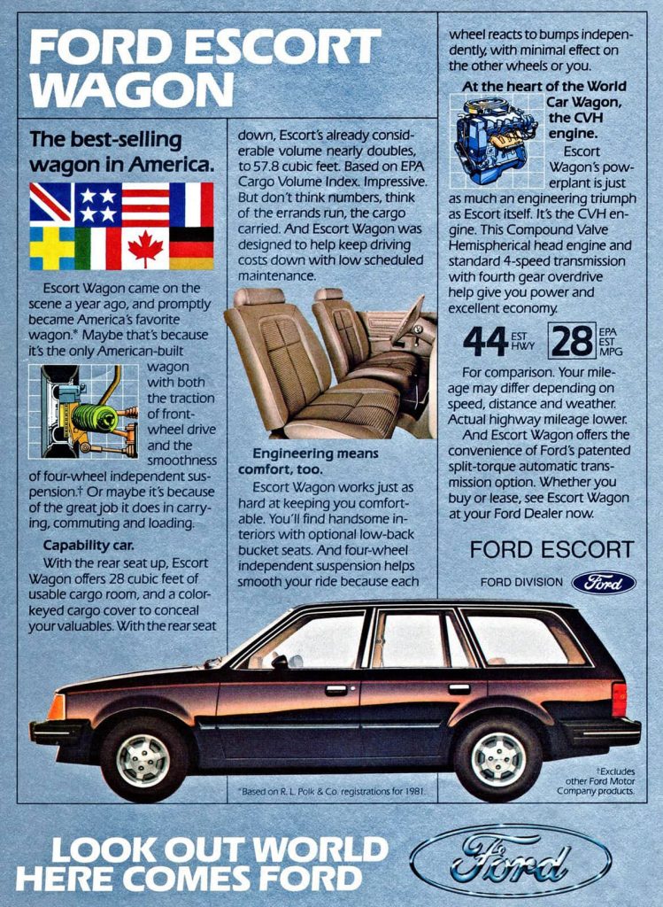 1982 Ford Escort Ad 