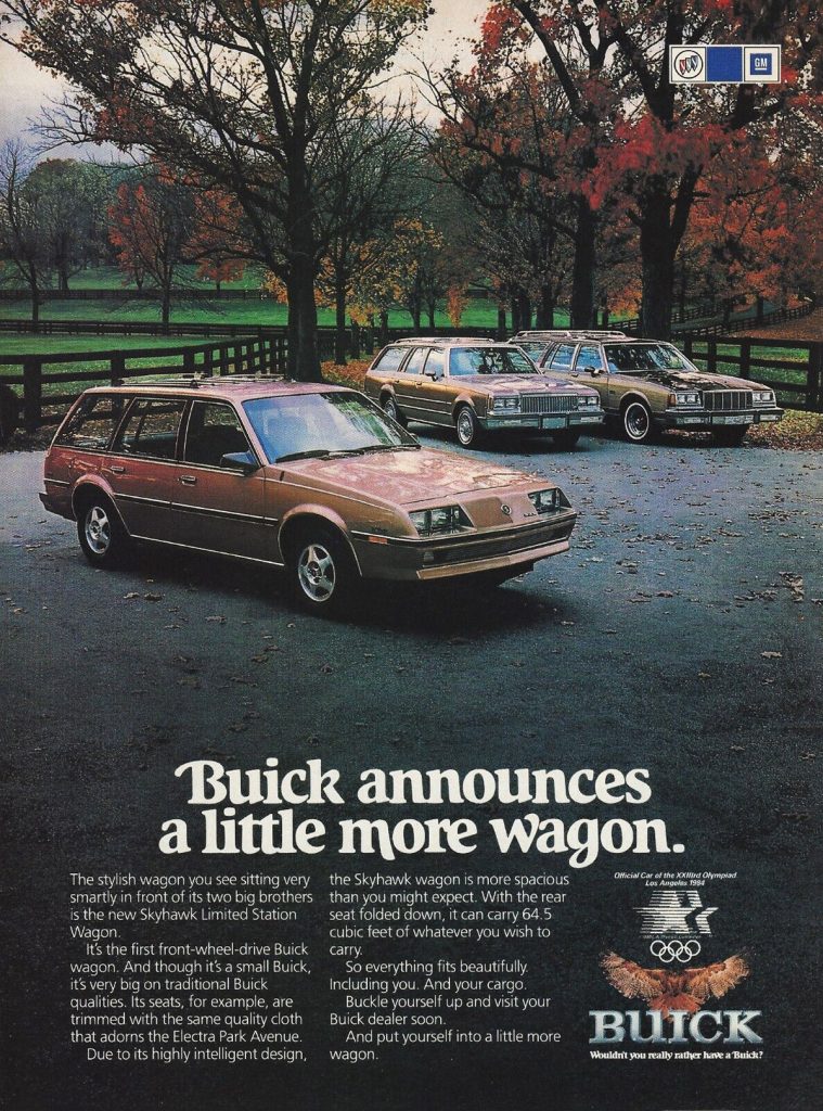 1983 Buick Skylark Limited Ad