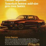 1984 Cutlass Supreme Ad