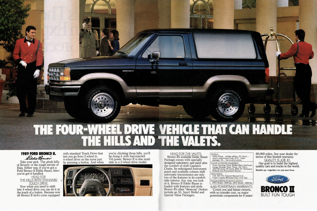1989 Ford Bronco II Ad
