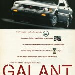 1989 Mitsubishi Galant Ad