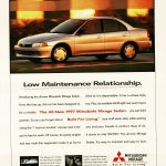 1996 Mitsubishi Mirage Ad