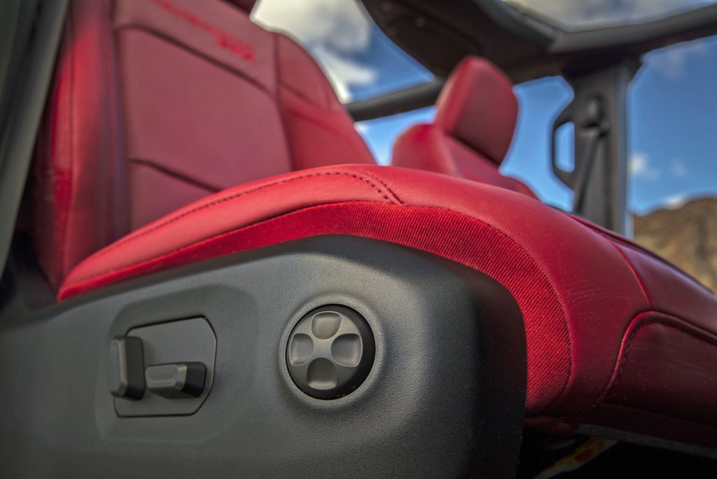 New 2024 Jeep® Wrangler Rubicon 392 interior features standard