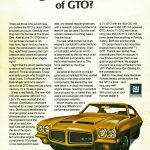 1971 Pontiac GTO ad