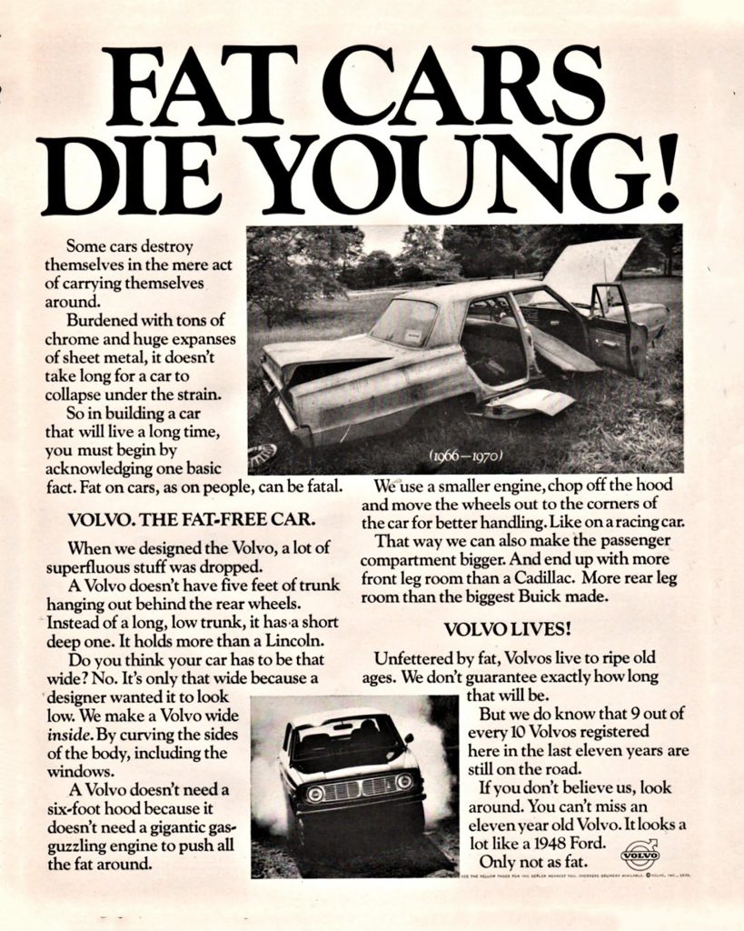 1970 Volvo Ad