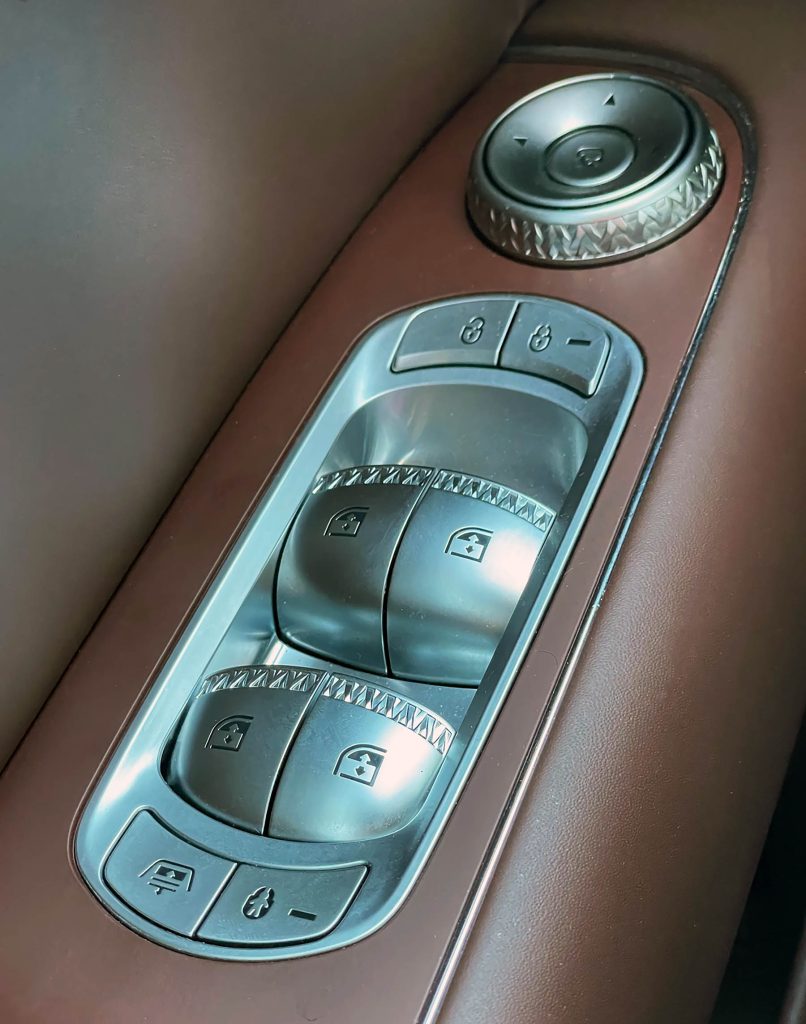 Driver-side window-control switches